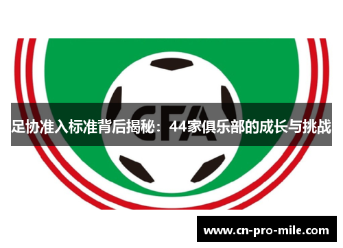 足协准入标准背后揭秘:44家俱乐部的成长与挑战 足协准入标准背后揭秘:44家俱乐部的成长与挑战