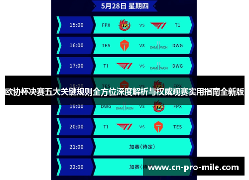 欧协杯决赛五大关键规则全方位深度解析与权威观赛实用指南全新版 欧协杯决赛五大关键规则全方位深度解析与权威观赛实用指南全新版